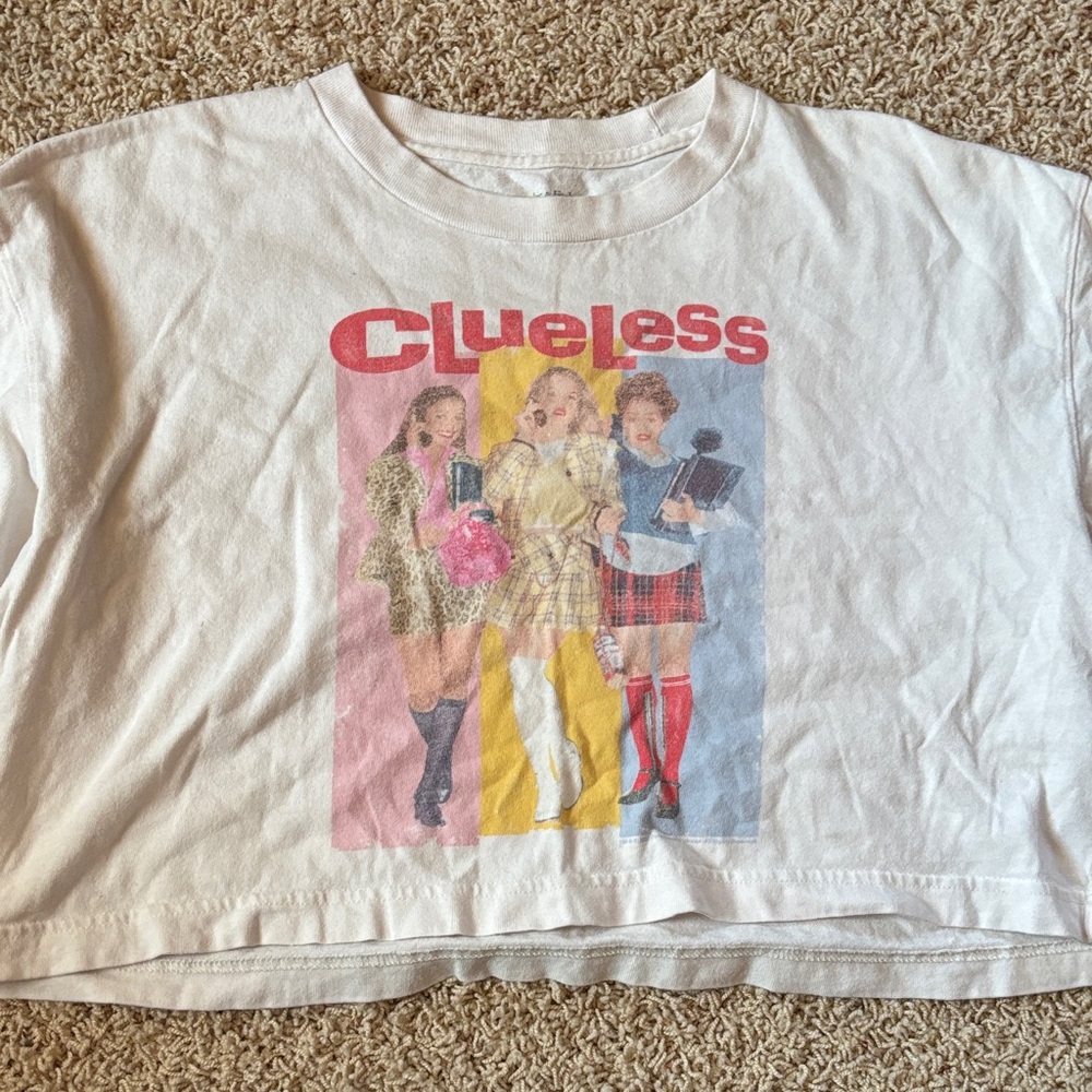 Abercrombie & Fitch Clueless Graphic Kids T-Shirt - White